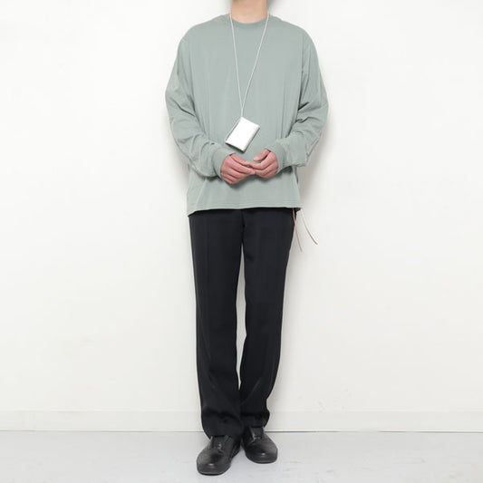 SUEDED CO JERSEY VESSEL L/S TEE