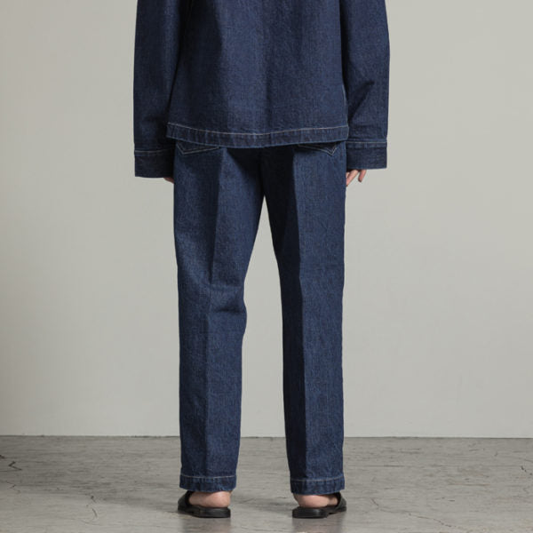 DENIM FLAT FRONT TROUSERS 14.5oz ORGANIC SELVEDGE
