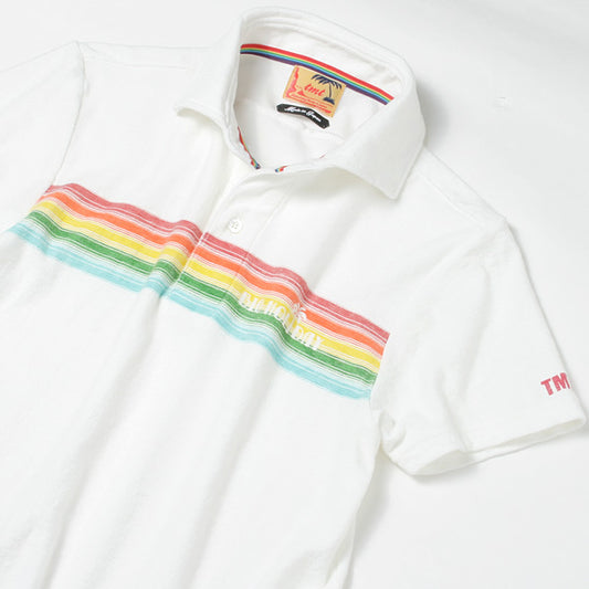 VINTAGE PILE RAINBOW POLO