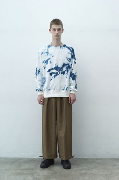 ONESIDE RAGLAN CREW NECK TIE-DYE