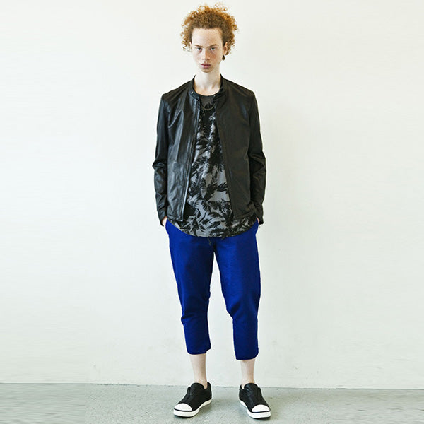 フレスカ天竺リーフpt クルーネックS/S