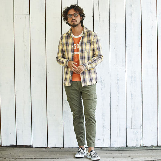 VINTAGE WASH MILITARY CARGO PANTS