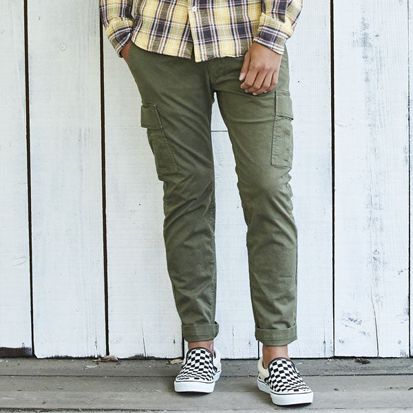 VINTAGE WASH MILITARY CARGO PANTS
