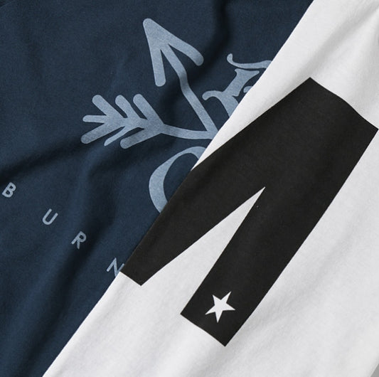 crew neck docking t-shirts (M x BURNOUT)