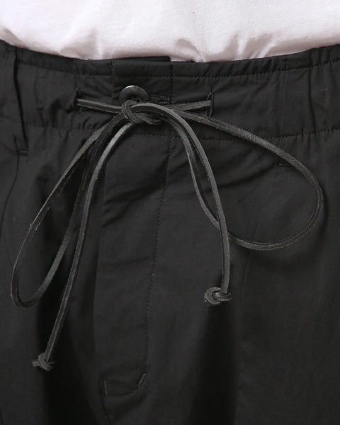 Ny/Coストレッチタッサー サルエルショートパンツ