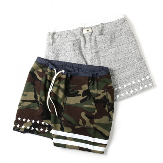 reversible sweat shorts