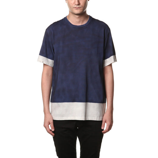 シルキー度詰天竺スプレーダイ クルーネックS/S