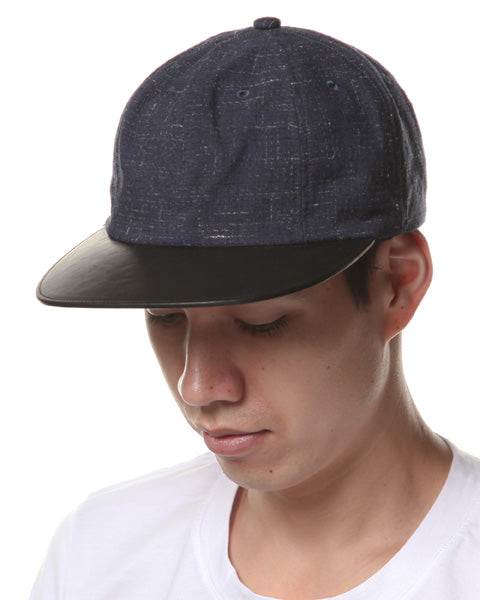 C/Li/W/H絣チェックトロ ベースボールキャップ