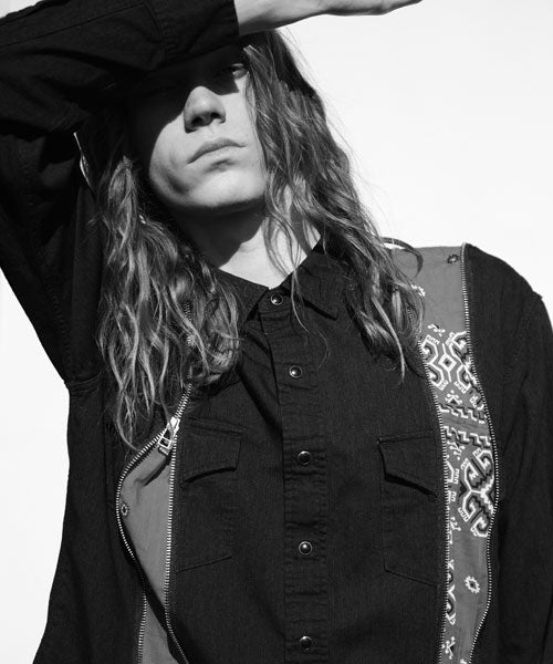 OLD PARK x MINEDENIM Bandana Zip Denim SH