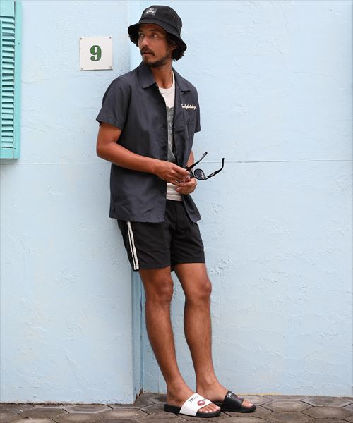 ONIBEGIE DYED NYLON SIDE LINE BOARD SHORTS
