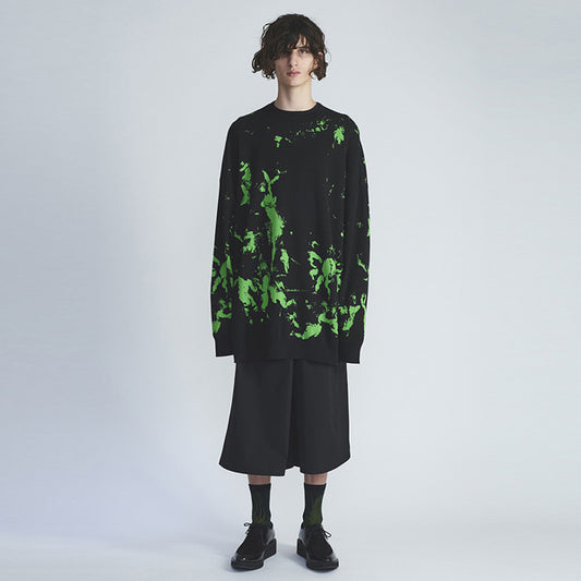 HIGH GAUGE WJQ KNIT BIG PULLOVER