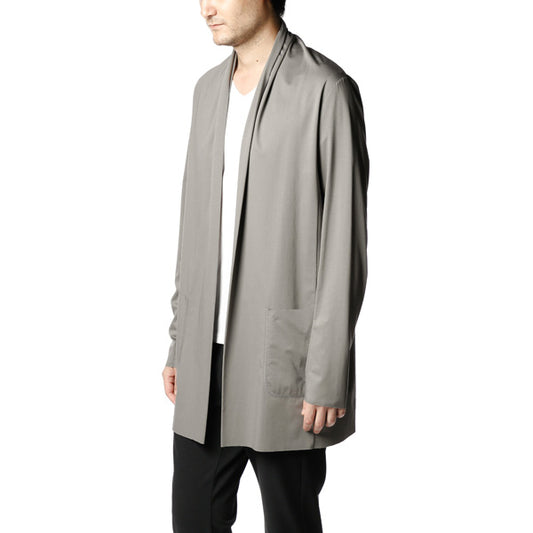 T400コンパクト天竺 ロングストールカーディガン