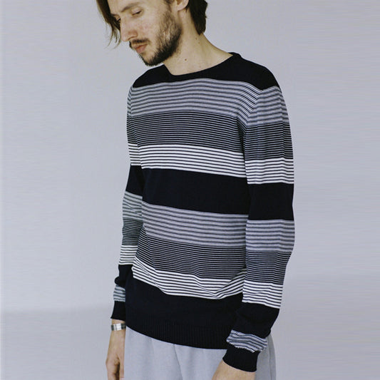 マルチボーダーニット プルオーバー