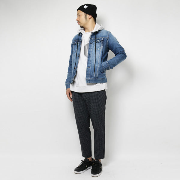 箔プリント パーカー