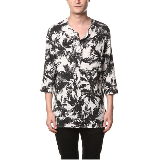 Li/Coシャンブレーリーフpt ロングチュニック