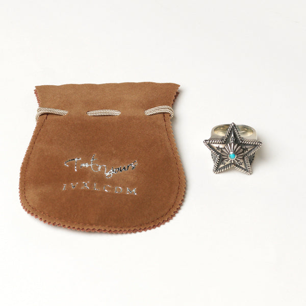 SILVER NATIVE TURQUOISE RING