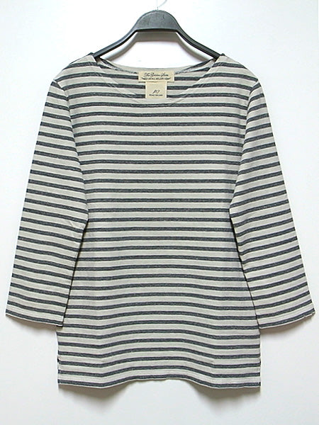 ボーダー天竺7分T