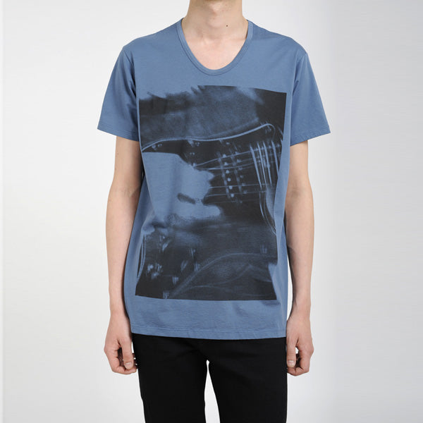 U NECK PRINT T SHIRT SUCCESS ROCKER (GUITAR)