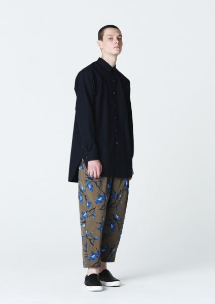 FINXタイプライター レギュラーカラーロングシャツL/S