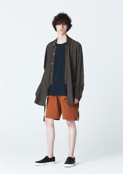 Cu/Ry/Raブロード カシュクールL/S 2WAYシャツ