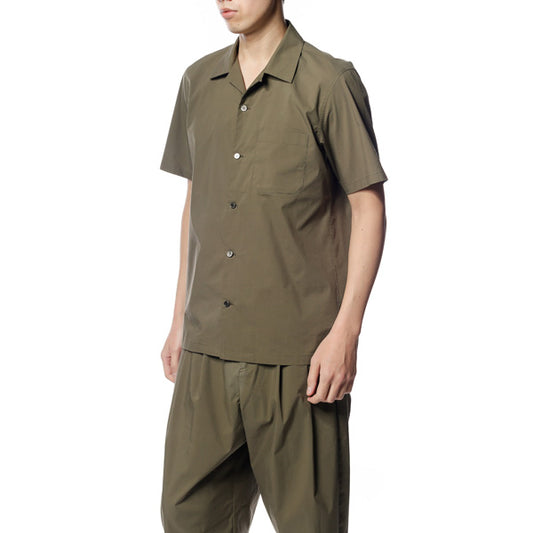 CTタイプライターストレッチ オープンカラーシャツS/S