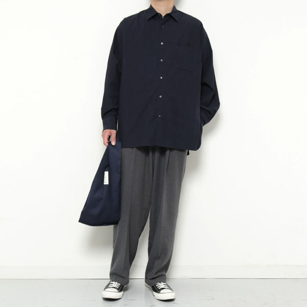 別注2TUCK COCOON FIT SILK LINEN