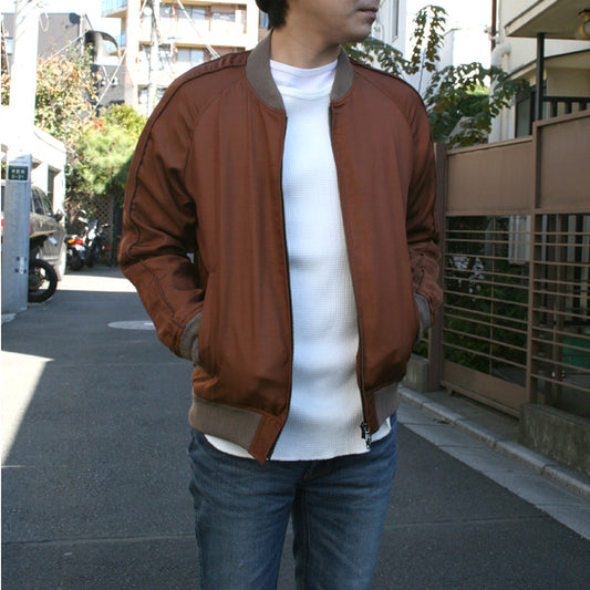 CUPRO/TENCEL TWILL ブルゾン