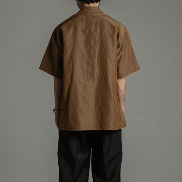 BIG POCKET SHIRT CUPRO LINEN COTTON