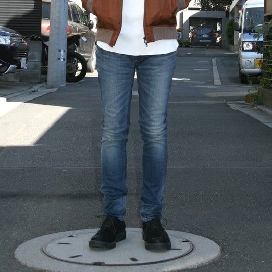 TWIN POWER STRETCH x SHAVING HIGH WAIST SKINNY LEG