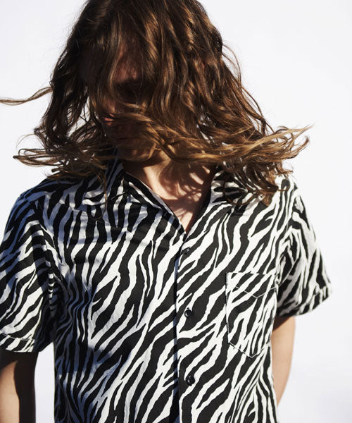 Zeebra Denim S/S Open Collar SH