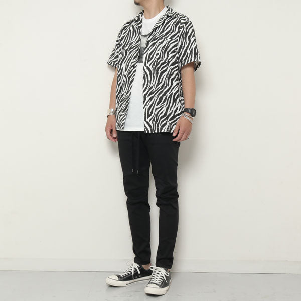 Zeebra Denim S/S Open Collar SH
