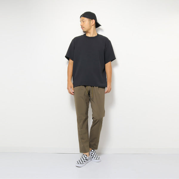 T400 2WAYストレッチタフタ イージーワンタックパンツ