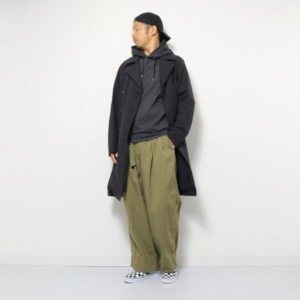 C/Nオックス ベルト付ハイウエストワイドパンツ
