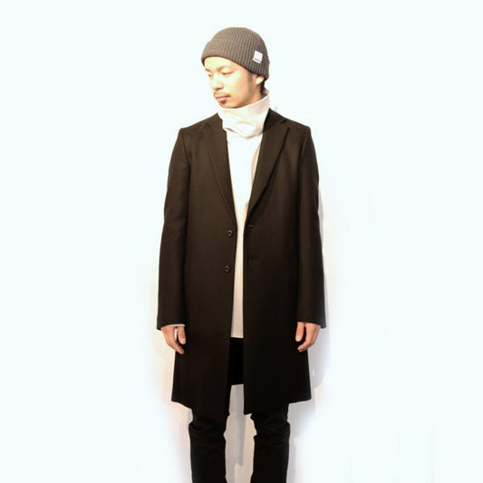 2/72オフスケールメルトン ロングコート