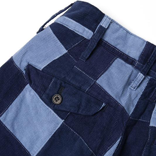 PATCHWORK CORDUROY SHORTS