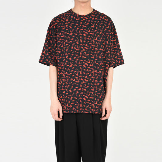 SUPER BIG T-SHIRT INKJET HAZED FLOWER