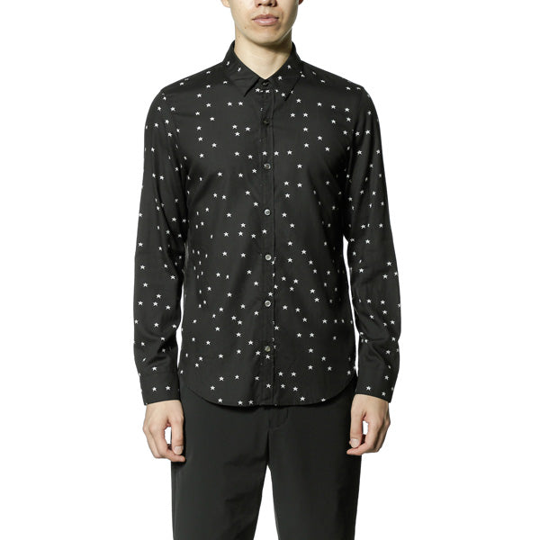 R/Cプリントブロード レギュラーカラーシャツ