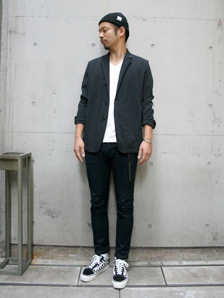 Ny/Peストレッチサッカー 2Bジャケット