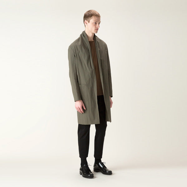 シャンブレーローン ロングストールコート