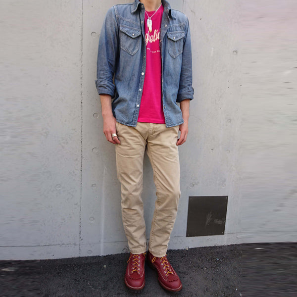NATURAL SHADE CHINO PANTS