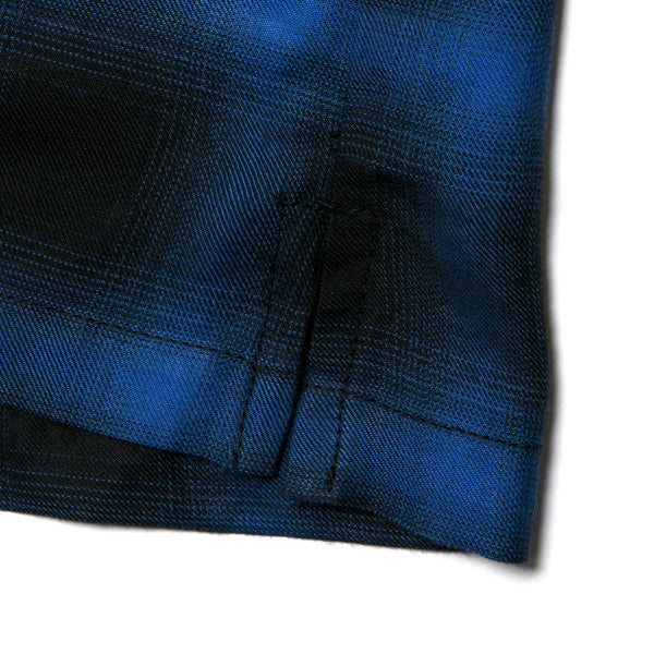 RAYON TWILL OMBRE CHECK S/SL SHIRTS