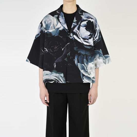 DECHINE BIG SHORT SHIRT (BIG ROSE)