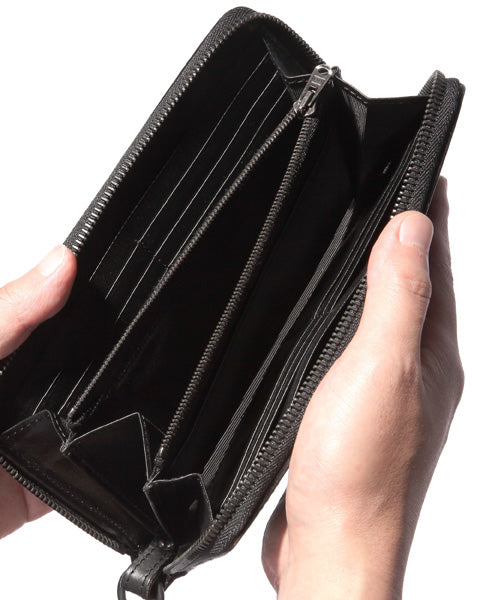 GUIDI FIORE 1.8mm ロングZIPウォレット