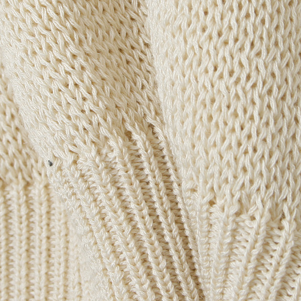 レトロボーダー ドロップショルダーニットS/S