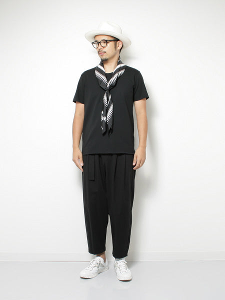 強撚SZストレッチポンチ クルーネック半袖