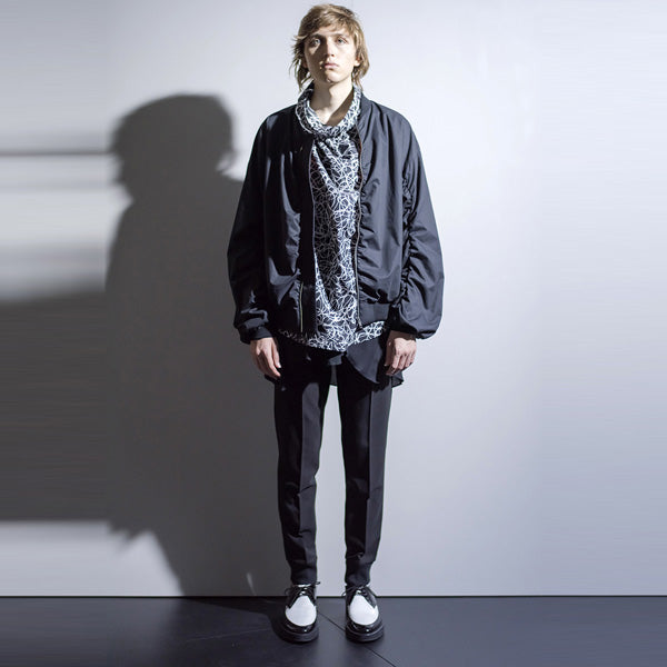 PULLOVER DRAPE SHIRT SPRAY