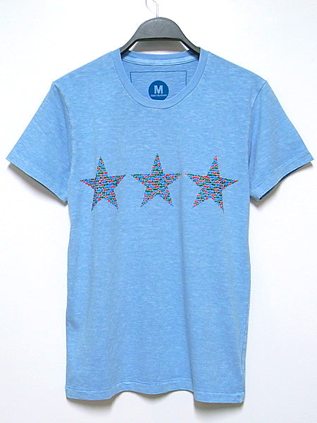short sleeve vintage style t-shirts (star beads)