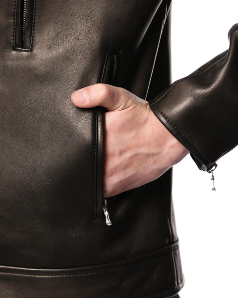 エンジュームラムレザー ダブルライダース