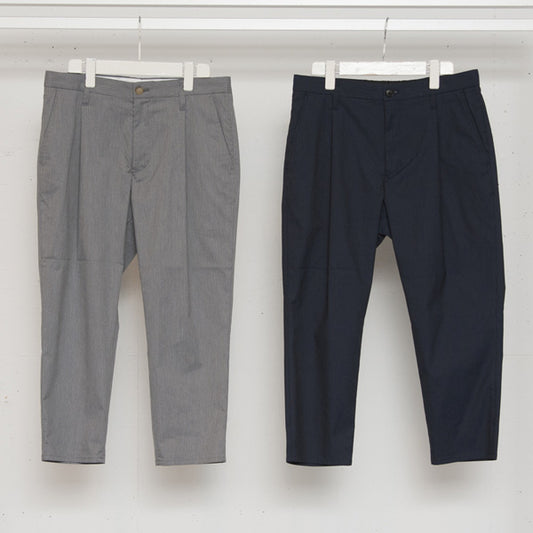 ピンストライプ アンクルカットスラックス