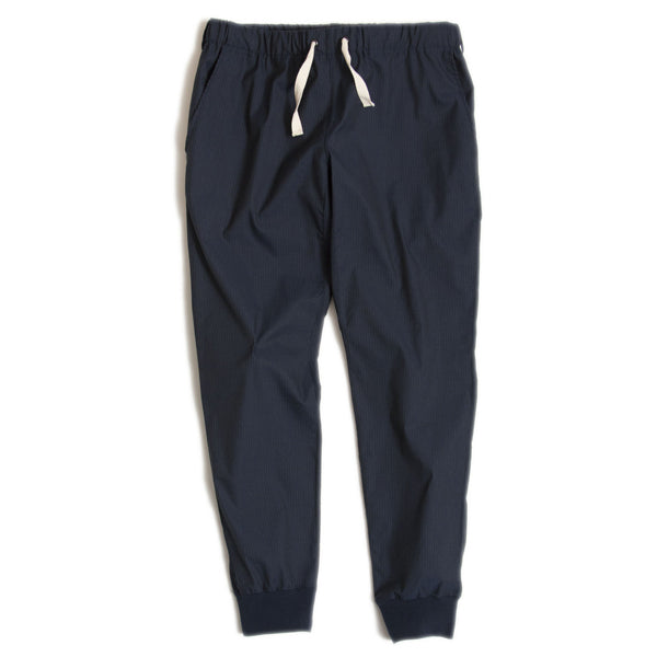 ピンストライプ イージーパンツ